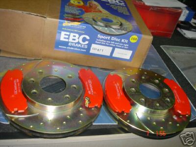  FOR FIAT CINQUECENTO  BRAKE DISCS EBC GREEN STUF PADS