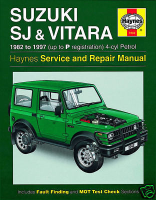 FOR SUZUKI SJ AND VITARA 82-97 UP TO P REGISTRATION 4-CYL PETROL 