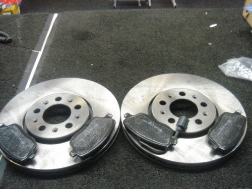 IBIZA 1.9TDI 130BHP 02> FRONT BRAKE DISCS & PADS 288MM