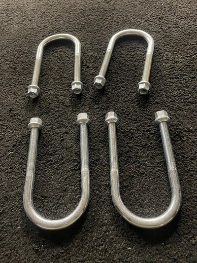 SPRINTER CRAFTER LEAF SPRING U BOLTS CLAMPS FOR BOTH SIDES