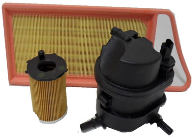FORD FIESTA MK6 MKVI 2002-2008 1.4 TDCI OIL AIR FUEL FILTER SERVICE KIT