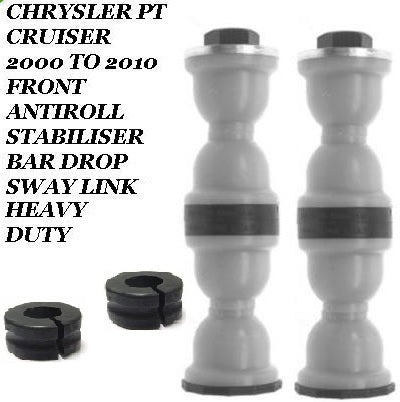 FOR  PT CRUISER FRONT ANTIROLL STABILISER BAR SWAY LINKS D BUSH BOLT KIT X2