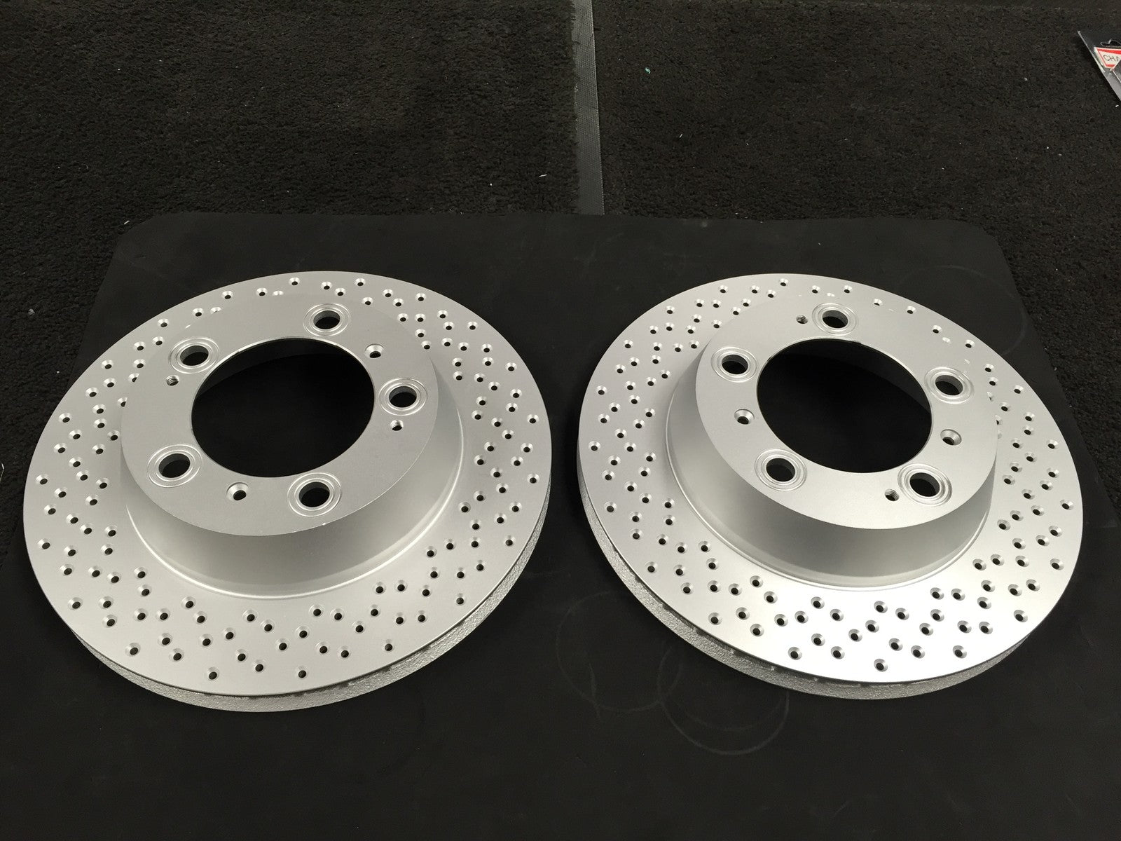 PORSCHE 911 996 997 CARRERA 4 3.4 3.6 FRONT BRAKE DISCS PERFORMANCE DRILLED 