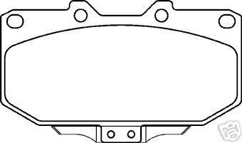 for NISSAN 200SX  S14 300ZX SKYLINE R32 R33 R34 MINTEX BRAKE PAD