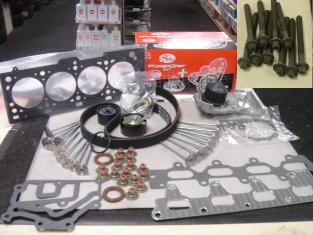 RENAULT SCENIC MEGANE SCENIC 1.6 1.4 16V HEAD GASKET SET BOLT TIMING BELT PUMP
