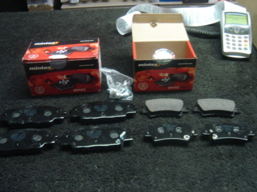 FRONT REAR BRAKE PADS MINTEX ORIGINAL FOR HONDA CIVIC TYPE R FN2 2006 ON FN2 