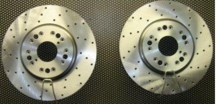 FIT FOR TOYOTA SUPRA TWIN TURBO CROSS DRILLED GROOVED BRAKE DISCS 323X28MM