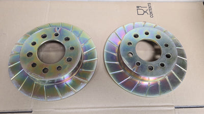 FOR HONDA CIVIC MK6 MK6 INTEGRA DC5 TYPE R REAR GROOVED BRAKE DISCS