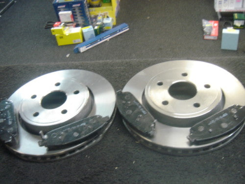 FOR JEEP GRAND CHEROKEE 3.0CRD 05 ON FRONT BRAKE DISCS PADS