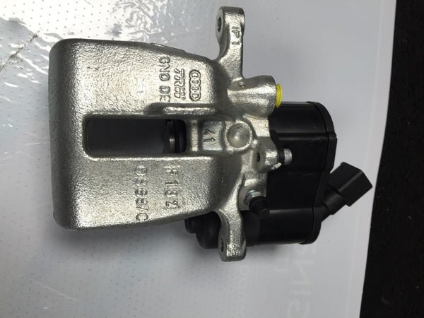 REAR BRAKE CALIPER MOTOR LH SIDE AUDI A6 C6 TDi TFSi 41MM SOLID DISC OE 