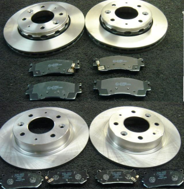 FOR KIA CARENS CLARUS FRONT REAR BRAKE DISC BRAKE PADS 