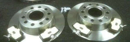 VW GOLF MKV MK5 04-08 PLUS FSi TDi 1.9 1.6  REAR BRAKE DISCS & PADS 255MM SOLID 