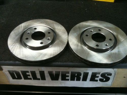 PEUGEOT 107 206 307 BRAKE DISCS X2 266MM 1.4 1.6 HDI