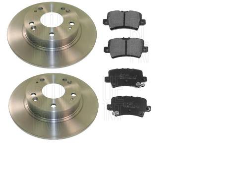 FOR HONDA CIVIC i-Vtec  2.2CDTI 2006> REAR BRAKE DISCS & PADS 5 STUD