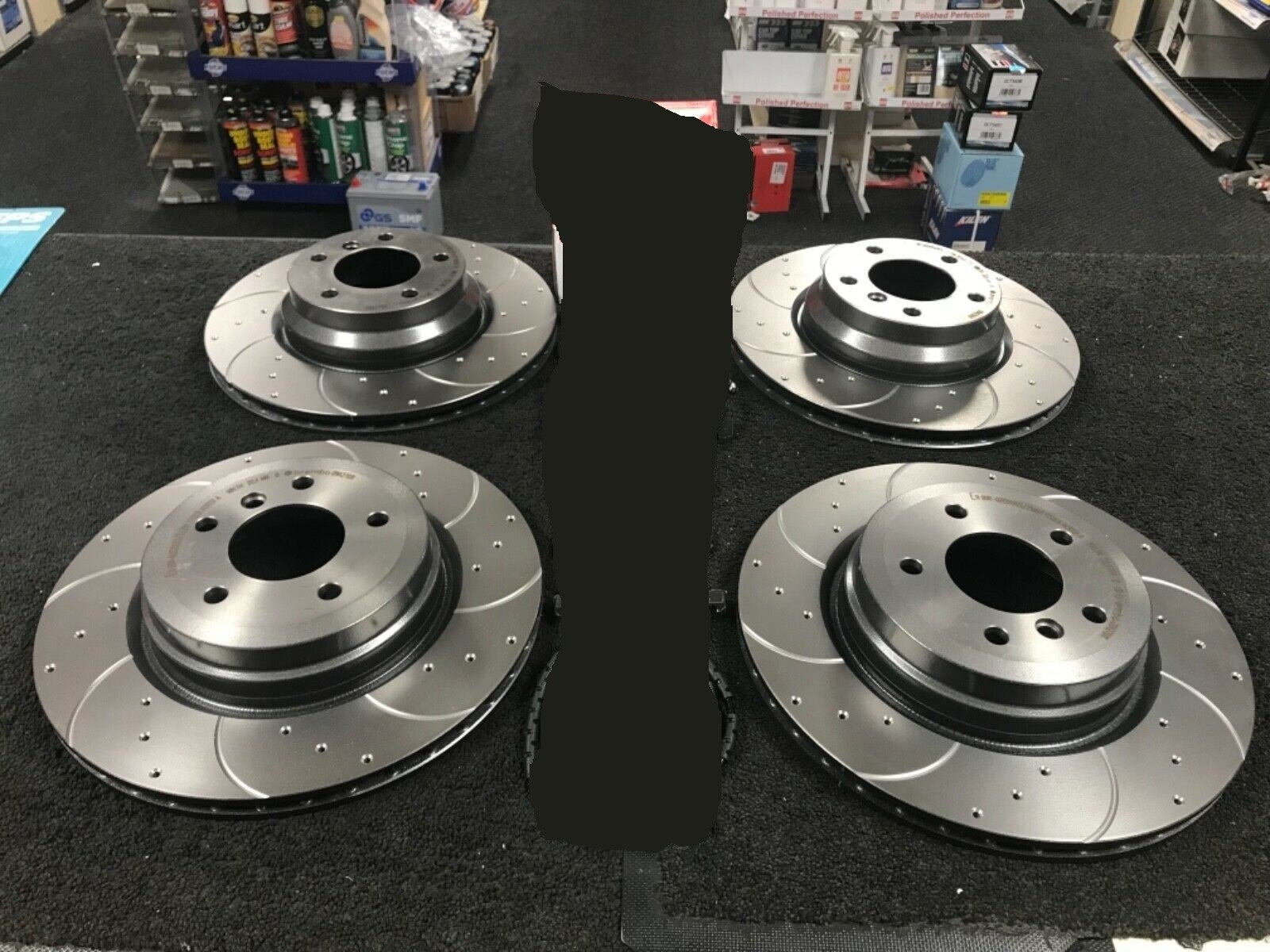 FOR BMW 330i 330Ci 330D E91 BREMBO DRILLED BRAKE DISCS