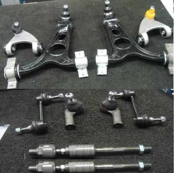 ALFA ROMEO 147 156 GT UPPER LOWER WISHBONE ARMS SUSPENSION KIT  