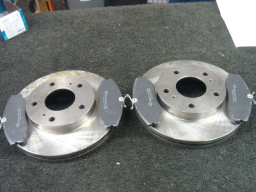 FOR NISSAN VANETTE CARGO 2.3D BRAKE DISC BRAKE PADS FRONT SINGLE PISTON CALIPER
