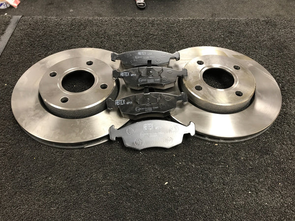 FOR FORD ESCORT 1.8Si 1992-1995 FRONT BRAKE DISC FRONT BRAKE PADS 260MM