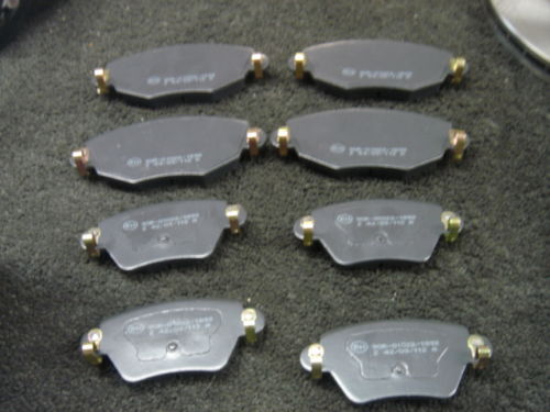 FRONT REAR BRAKE PADS MONDEO MK3 2000-04 BRAKE DISC PADS FRONT REAR  