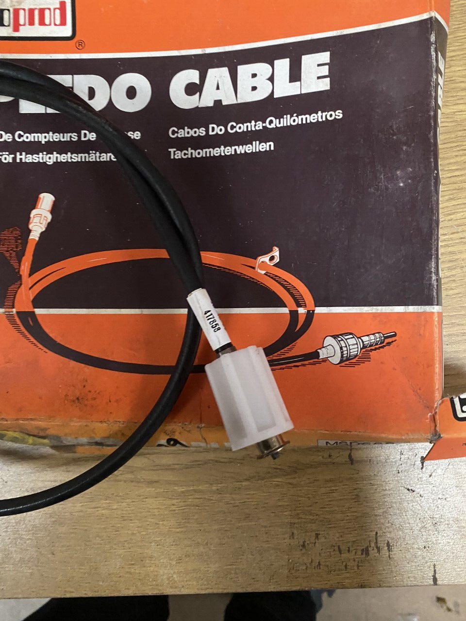 FOR BEDFORD VAUXHALL CHEVETTE RHD 1975 ONWARDS SPEEDOMETER CABLE MSD558