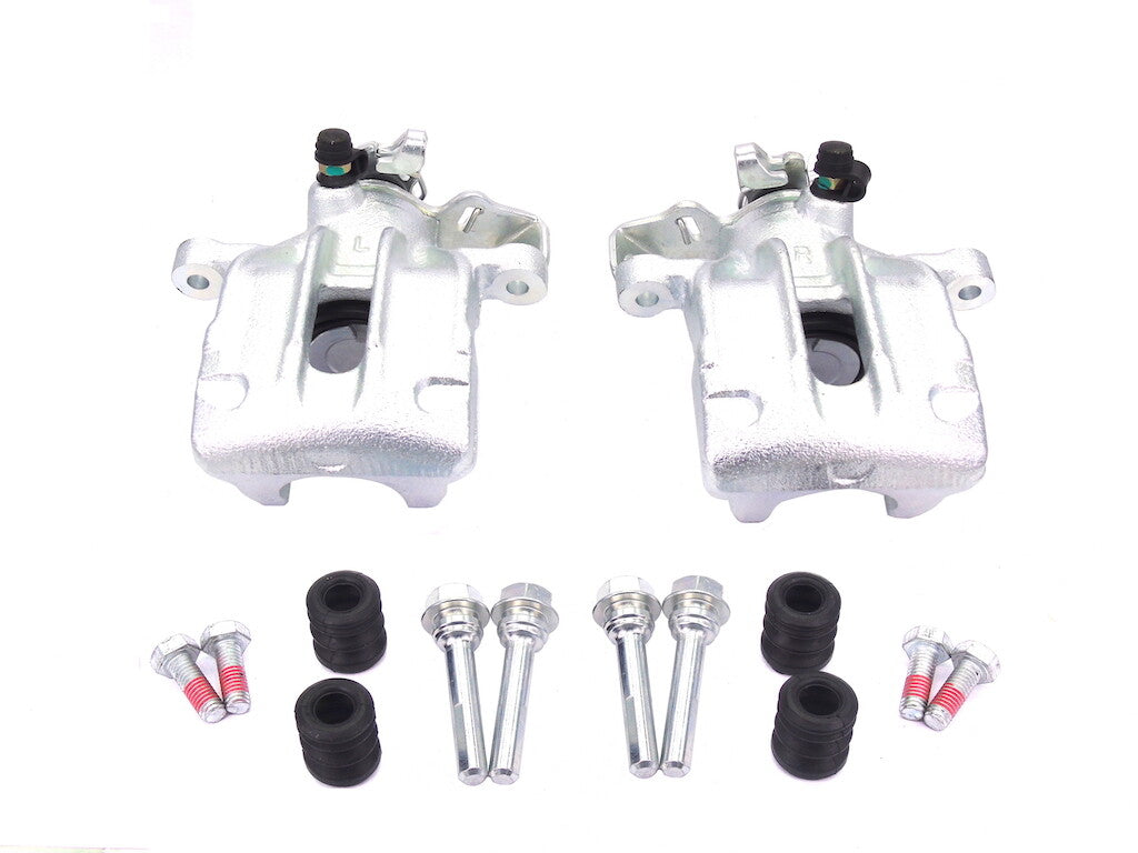 2 REAR BRAKE CALIPERS CARRIER BRACKET CALIPER CONVERSION KIT GOLF MK1 CORRADO