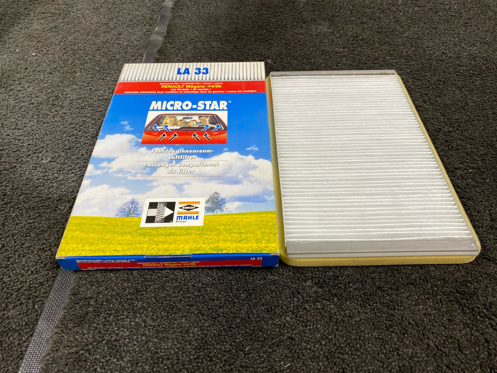 MAHLE CABIN POLLEN FILTER RENAULT MEGANE MK1 