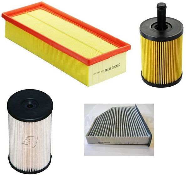AUDI TT A3 1.6 1.9 2.0TDi OIL FILTER AIR FUEL POLLEN CABIN FILTER SERVICE KIT