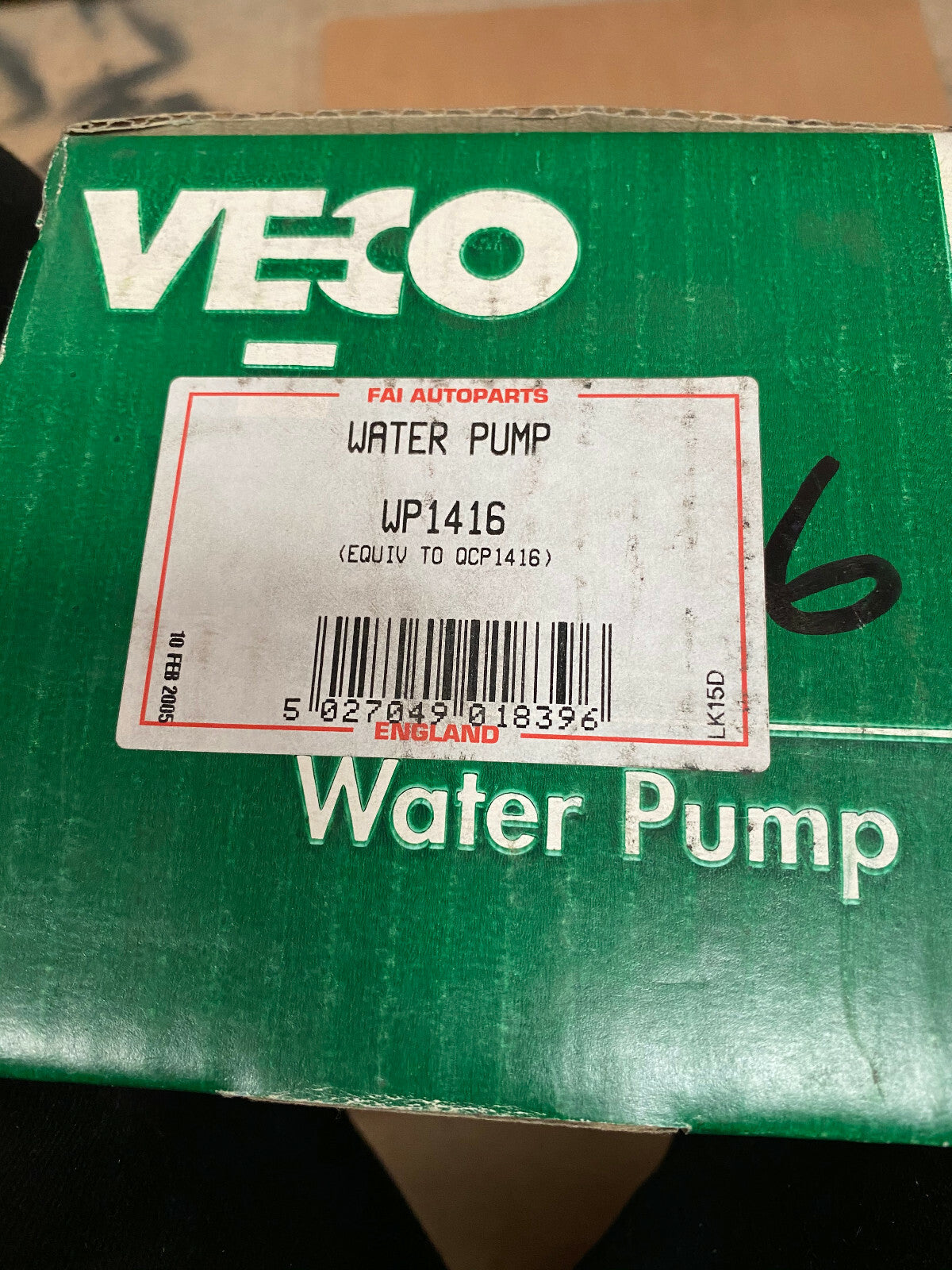 1 X WATER PUMP FOR HONDA ACCORD 2.0 MK3 PRELUDE 2.0 