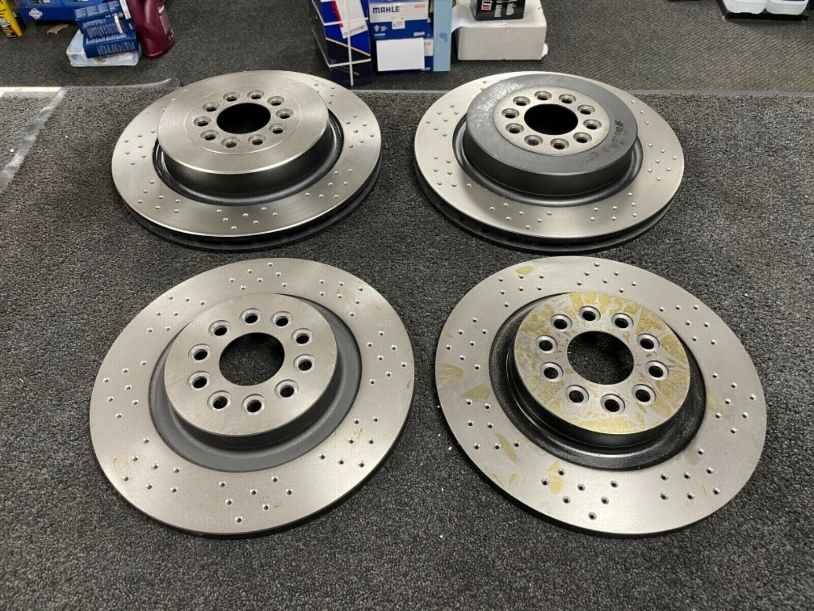 FOR JAGUAR S TYPE V8 SUPERCHARGED CROSS DRILLED BRAKE DISC FRONT REAR 