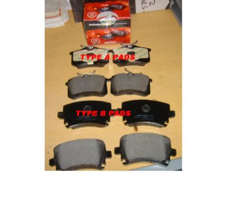 for VW GOLF R32 4 MOTION  MK5  MINTEX  REAR BRAKE PADS