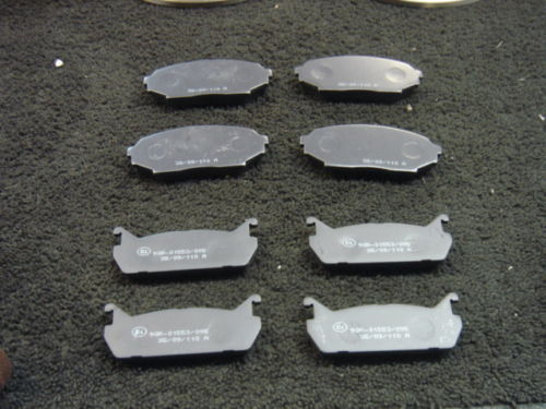 MAZDA MX5 EUNOS BRAKE PADS FRONT AND REAR FULL SET NEW 