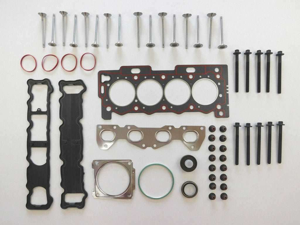FOR PEUGEOT 206 207 307 1.4 16V HEAD GASKET SET BOLTS 8 INLET & 8 EXHAUST VALVES