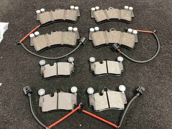 BRAKE PADS FRONT REAR WITH SENSORS FOR AUDI Q7 3.0 TDi QUATTRO TFSi 4.2 S LINE