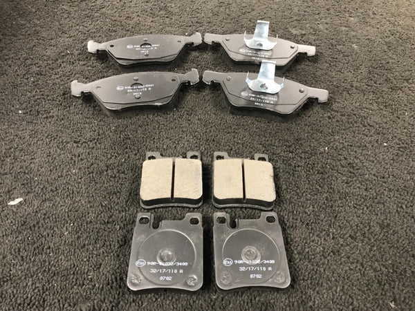 FOR MERCEDES  CLK230 CLK320 CLK430 BRAKE PADS FRONT REAR