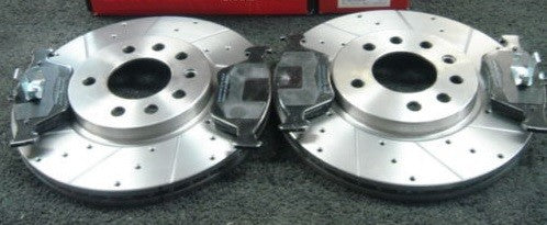 CALIBRA 2.5V6  DRILLED GROOVED BRAKE DISCS PADS