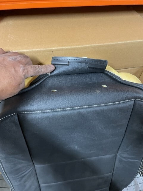 DEFENDER 90 110 PUMA TDCI XS FORWARD FACING UPRIGHT LEATHER SEAT BACK COVER FOAM