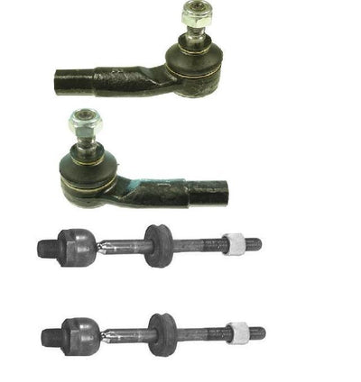 VW LUPO SEAT AROSA OUTER TRACK ROD 2 INNER TIE ROD STEERING RACK ENDS 