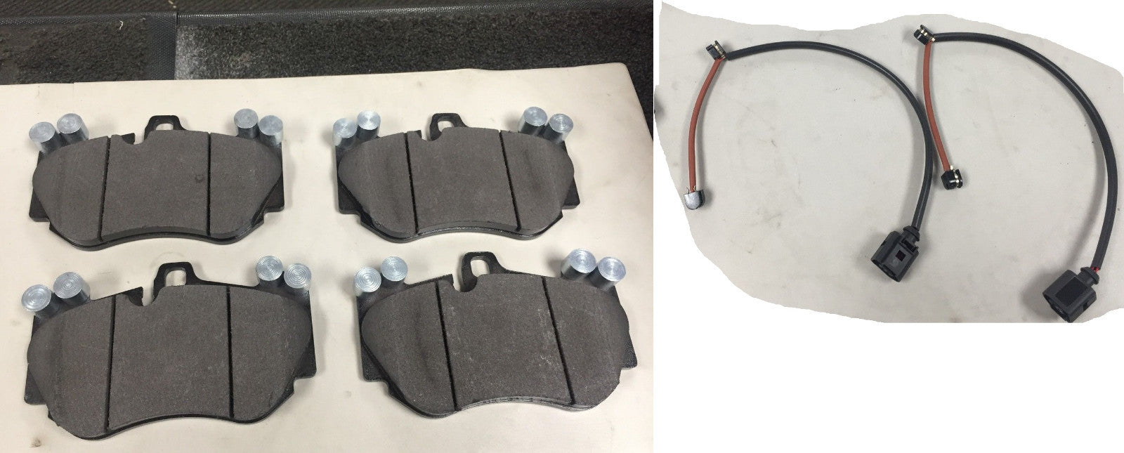 FOR PORSCHE CAYENNE  4.5 Turbo  BRAKE PADS & SENSOR  FRONT SET BOTH SIDE 