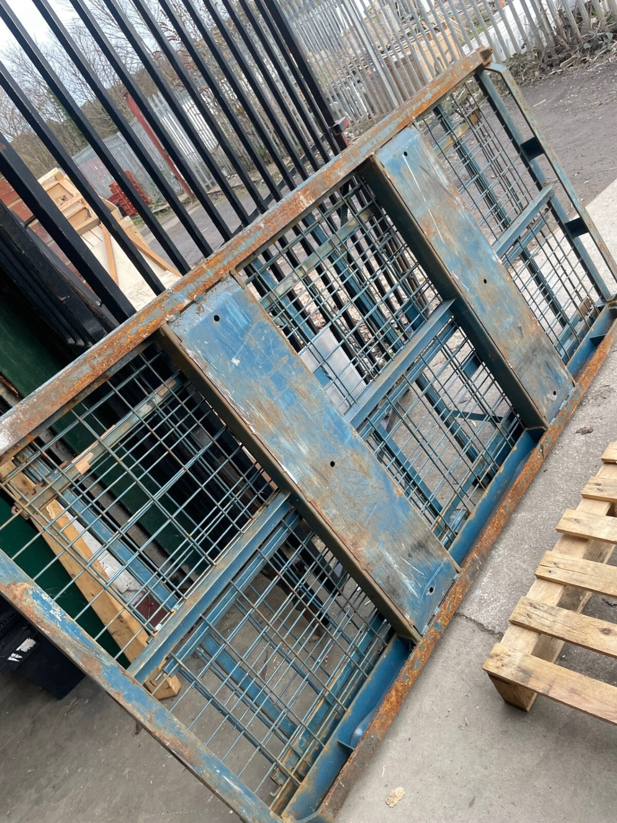 INDUSTRIAL HEAVY DUTY PALLET FORKLIFT CAGE STILLAGE TRANSPORT STORAGE 2280X1050