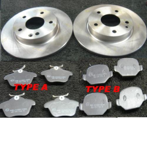 ALFA 147 156 1998-06 REAR BRAKE DISC & PADS 251mm