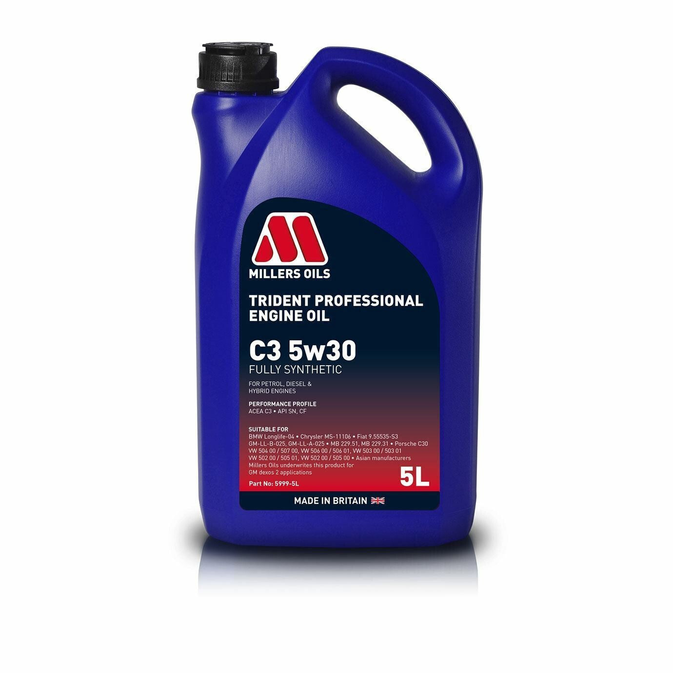  5w30  5L FULLY SYNTHETIC ENGINE  OIL 5 LITER 