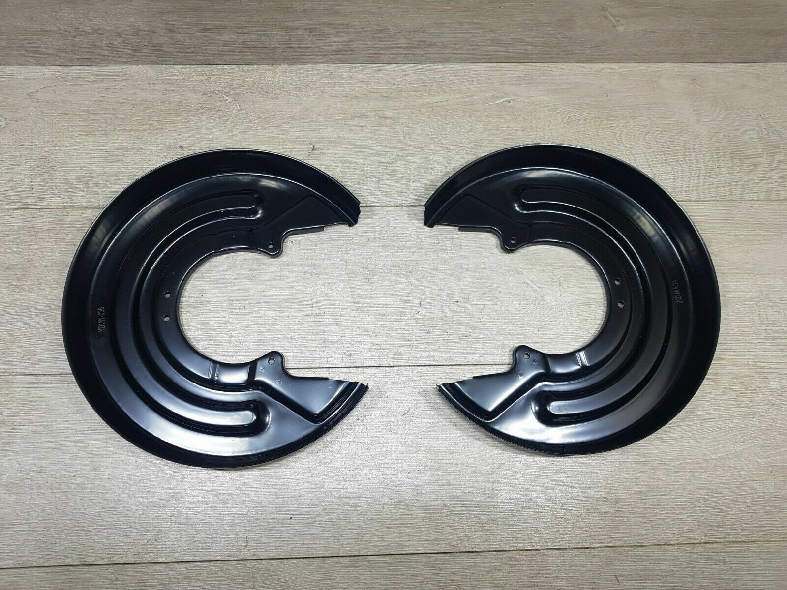 FOR VW TRANSPORTER T5 T6 REAR BRAKE DISC DUST SHIELDS SPLASH GUARD COVERS