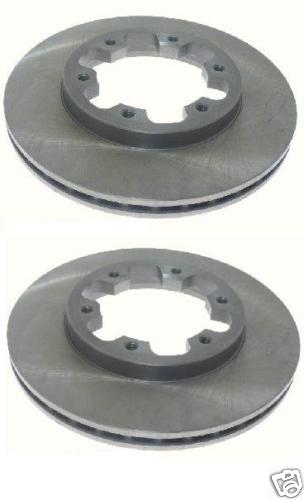 FOR NISSAN D22 PICKUP 2.5TD FRONT BRAKE DISCS & PADS 