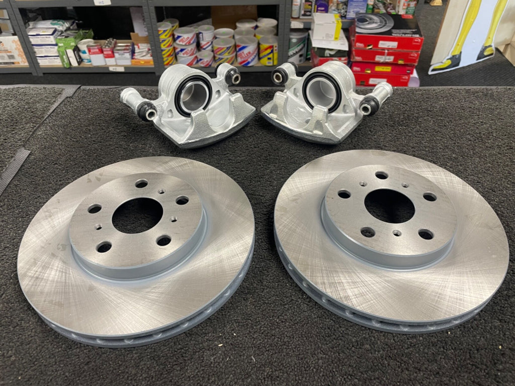 FOR CELICA  1.8 2.0 ST162 ST182 1985-99 FRONT BRAKE CALIPERS AND BRAKE DISCS 