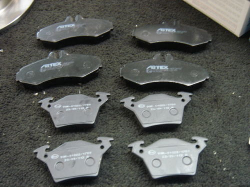for MERCEDES VITO 108 10113 W638 95-03 DISC BRAKE PADS FRONT REAR