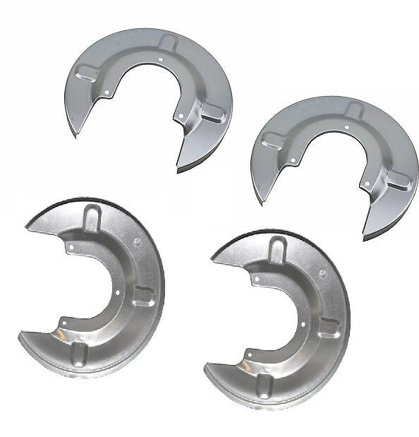 FOR VW TRANSPORTER T4 REAR BRAKE DISC DUST SHIELDS SPLASH GUARD COVERS