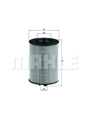 MAHLE OX 382D OIL  FILTER 
