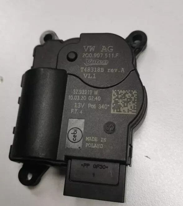 VW AUDI SEAT SKODA AIR CONDITIONING ACTUATOR MOTOR 2Q0907511F