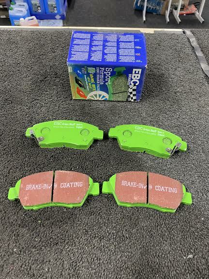 FOR HONDA CIVIC 1.3 IMA Hybrid MK 7  EBC GREEN STUFF FRONT BRAKE PADS SET OF 4