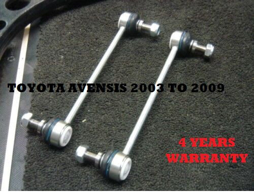FOR TOYOTA AVENSIS FRONT  ANTIROLL STABILISER BAR DROP LINK LINKS  